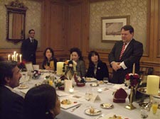 Mr.Kop had speech for Mr.& Mrs. Prakash